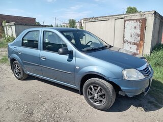 2012 Renault Logan I Рестайлинг, синий, 440000 рублей, вид 2