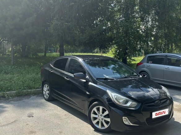 2014 Hyundai Solaris I, чёрный, 1060000 рублей