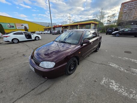 2008 Kia Spectra I Рестайлинг 2, красный, 280000 рублей, вид 1