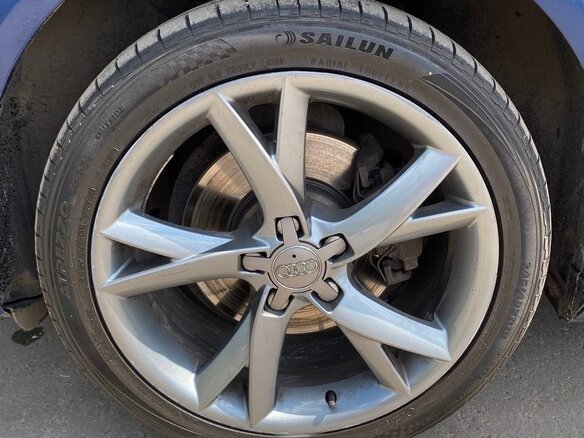 2013 Audi A4 IV (B8) Рестайлинг, синий, 1100000 рублей - вид 11