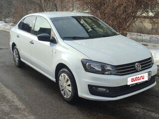2018 Volkswagen Polo V Рестайлинг, белый, 770000 рублей, вид 4