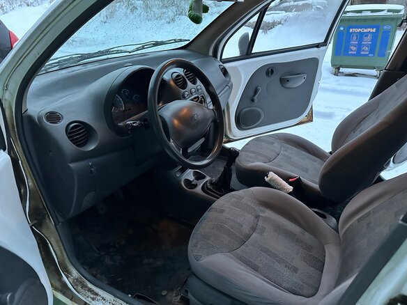 2011 Daewoo Matiz I Рестайлинг, белый, 90000 рублей - вид 5