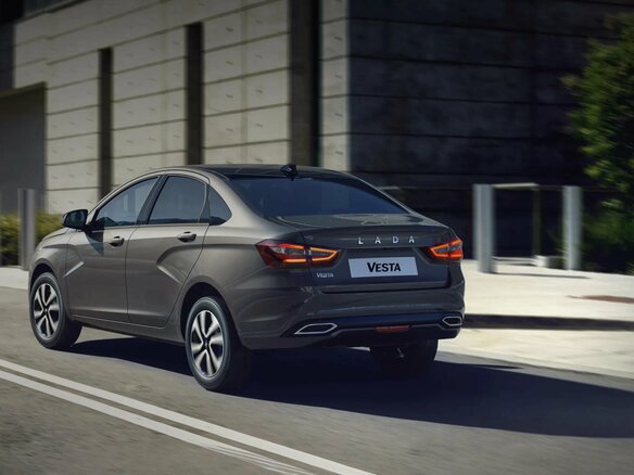 2026 Lada (ВАЗ) Vesta I Рестайлинг (NG), синий - вид 20