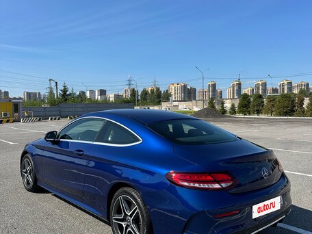 2018 Mercedes-Benz C-Класс 180 IV (W205), синий, 2850000 рублей, вид 4