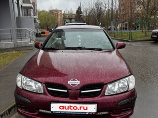 2001 Nissan Almera II (N16), красный, 225000 рублей, вид 1