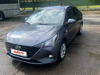 2021 Hyundai Solaris II Рестайлинг, серый, 1460000 рублей, вид 2