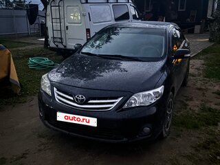 2012 Toyota Corolla X (E140, E150) Рестайлинг, чёрный, 850000 рублей, вид 1