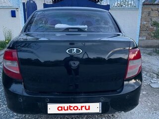 2013 Lada (ВАЗ) Granta I, чёрный, 365000 рублей, вид 4