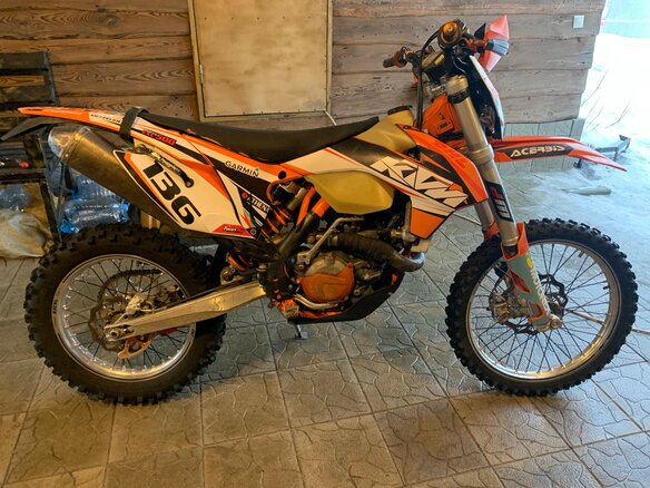 2015 KTM 500 EXC F, оранжевый - вид 14