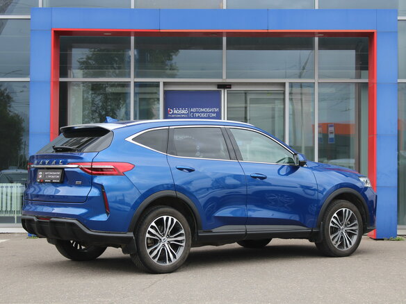 2023 Haval F7 I Рестайлинг, синий - вид 2