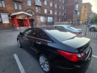 2012 Hyundai Sonata VI (YF), чёрный, 1000000 рублей, вид 3