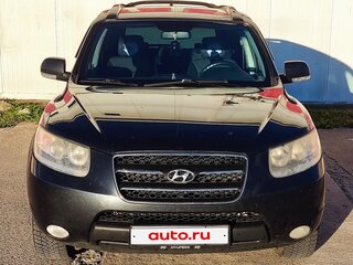 2008 Hyundai Santa Fe II, чёрный, 1150000 рублей, вид 1