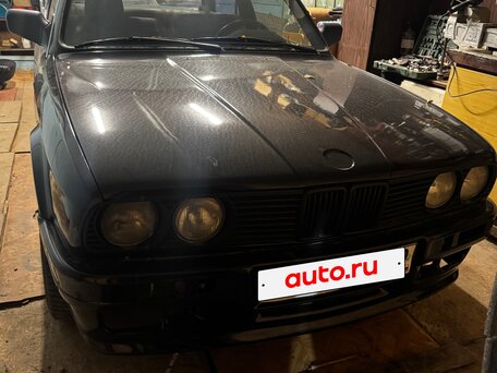 1987 BMW 3 серии 316 II (E30), чёрный, 450000 рублей, вид 2