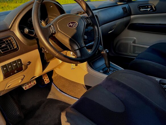 2006 Subaru Forester II Рестайлинг, синий, 1350000 рублей - вид 13