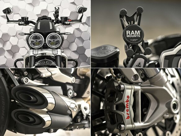 2023 Triumph Rocket 3, чёрный, 2199000 рублей - вид 9