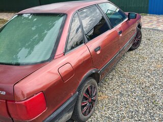 1989 Audi 80 IV (B3), пурпурный, 190000 рублей, вид 2