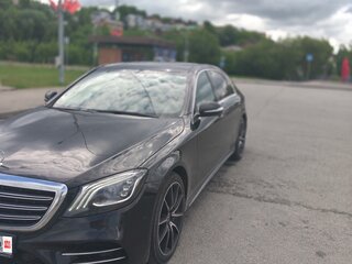 2019 Mercedes-Benz S-Класс 350 d Long VI (W222, C217) Рестайлинг, чёрный, 4950000 рублей, вид 2