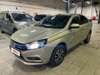 2018 Lada (ВАЗ) Vesta I, бежевый, 850000 рублей, вид 2