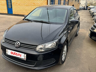 2011 Volkswagen Polo V, чёрный, 580000 рублей, вид 1