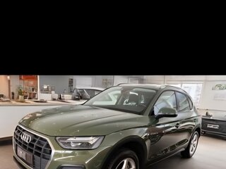 2020 Audi Q5 40 TDI II (FY) Рестайлинг, зелёный, 4600000 рублей, вид 3
