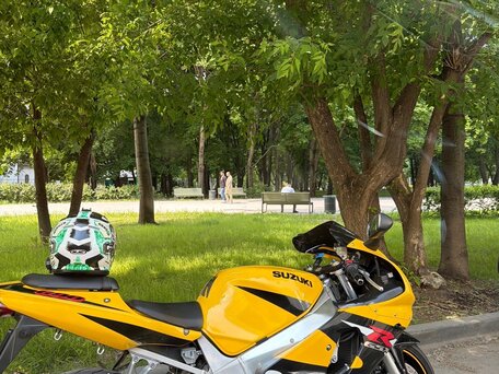2002 Suzuki GSX-R 600, жёлтый, 530000 рублей, вид 5