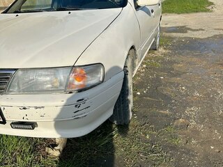 1997 Nissan Sunny B14, белый, 125000 рублей, вид 1