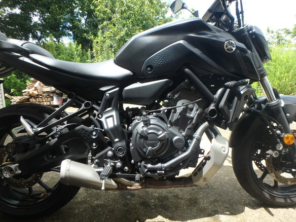 2024 Yamaha MT-07 (FZ-07), чёрный, 970000 рублей - вид 14