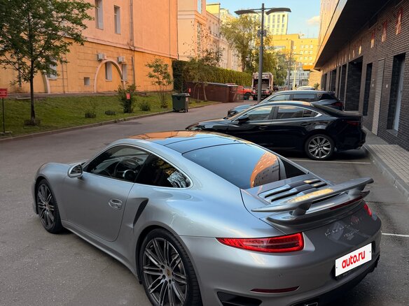 2015 Porsche 911 Turbo VII (991), серебристый, 11290000 рублей - вид 7