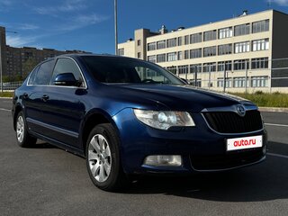2009 Skoda Superb II, синий, 850000 рублей, вид 4