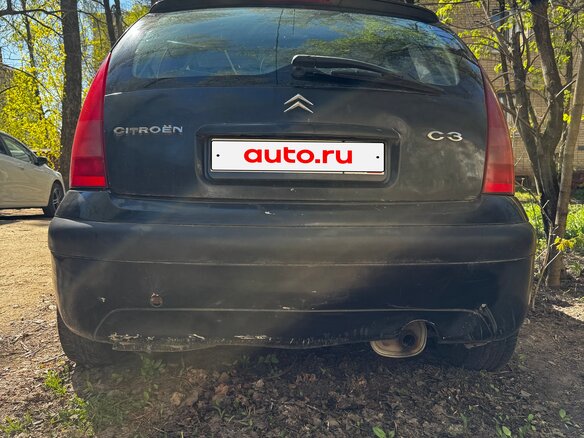 2003 Citroen C3 I, чёрный - вид 3