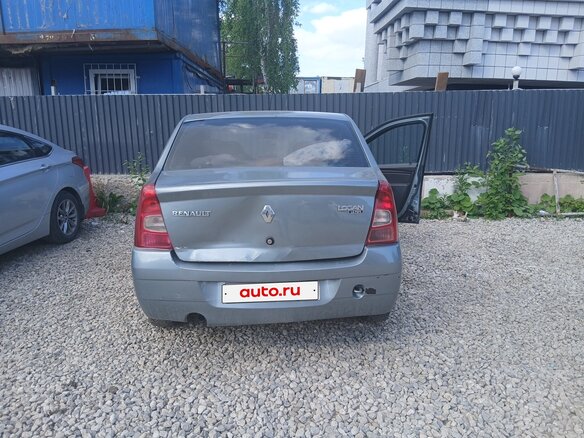 2011 Renault Logan I Рестайлинг, синий, 200000 рублей - вид 4