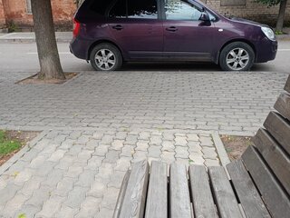 2011 Kia Carens II (UN), фиолетовый, 650000 рублей, вид 2