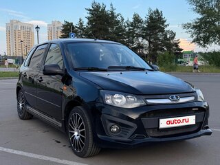 2015 Lada (ВАЗ) Kalina Sport II, чёрный, 450000 рублей, вид 1