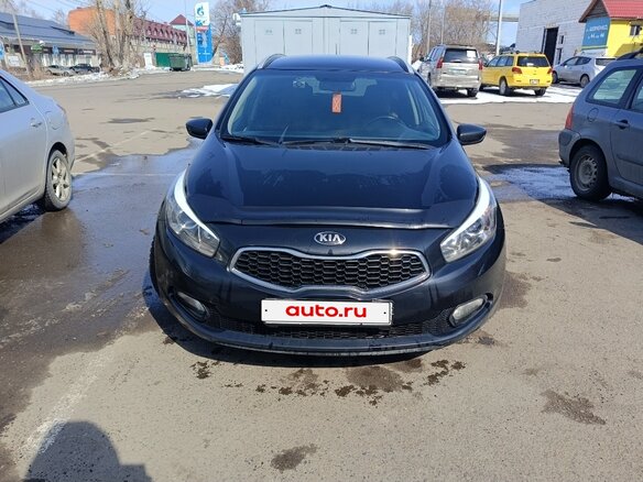 2013 Kia Ceed II, чёрный, 980000 рублей - вид 1