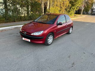 2006 Peugeot 206, красный, 300000 рублей, вид 1