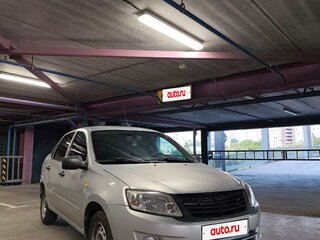 2013 Lada (ВАЗ) Granta I, серебристый, 185000 рублей, вид 5