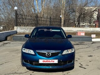 2007 Mazda 6 I (GG) Рестайлинг, синий, 450000 рублей, вид 2