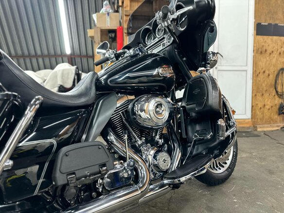 2012 Harley-Davidson Electra Glide, чёрный, 1130000 рублей - вид 13