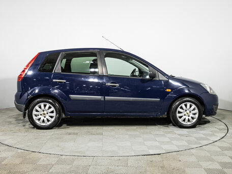 2008 Ford Fiesta Mk5, синий, 399585 рублей, вид 4