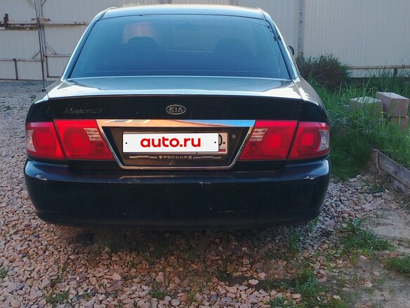 2003 Kia Magentis I Рестайлинг, чёрный, 130000 рублей - вид 4
