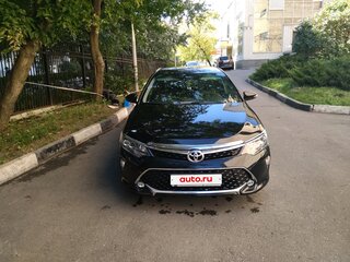2017 Toyota Camry US Market VII (XV50) Рестайлинг, чёрный, 2910000 рублей, вид 1
