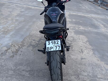 2012 Kawasaki ER-6F (Ninja 650R), чёрный, 380000 рублей, вид 4