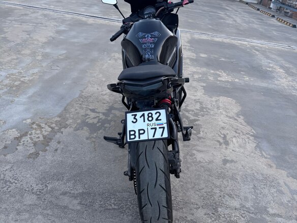 2012 Kawasaki ER-6F (Ninja 650R), чёрный, 380000 рублей - вид 3