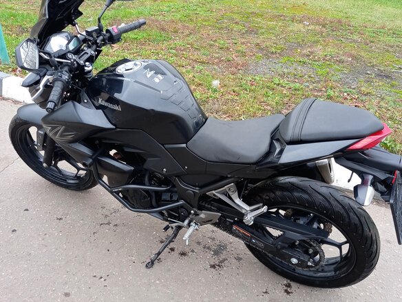 2016 Kawasaki Z 300, чёрный, 385000 рублей - вид 9