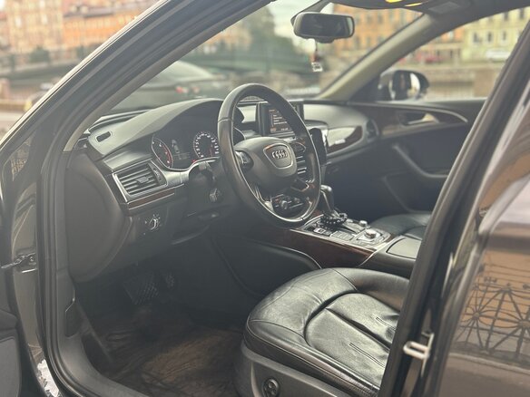 2015 Audi A6 IV (C7) Рестайлинг, серый, 1490000 рублей - вид 17