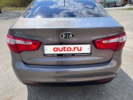 2012 Kia Rio III, серый, 530000 рублей, вид 5