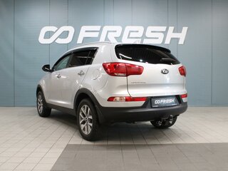 2014 Kia Sportage III Рестайлинг, серебристый, 1390000 рублей, вид 2