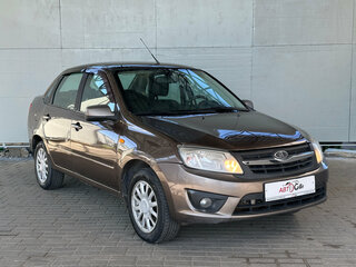 2013 Lada (ВАЗ) Granta I, коричневый, 390000 рублей, вид 1