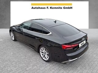 2024 Audi A5 Sportback 35 TFSI II (F5) Рестайлинг, чёрный, 3264634 рублей, вид 4