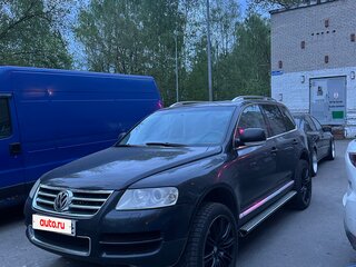 2006 Volkswagen Touareg I, чёрный, 850000 рублей, вид 1